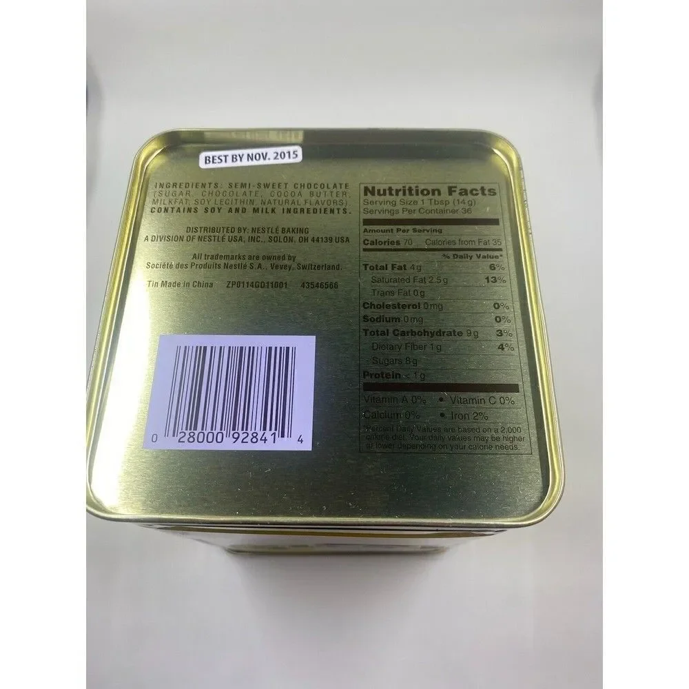 Beauty and the Beast Nestle Collector's Tin Can Walt Disney 1996